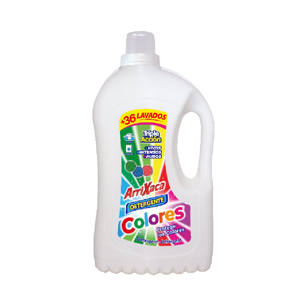 Arrixaca Detergente Colores 36 Lavados, 2850ml