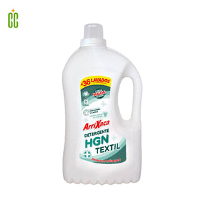 Arrixaca Detergente HGN Textil, 36 Lavados, 2850ml