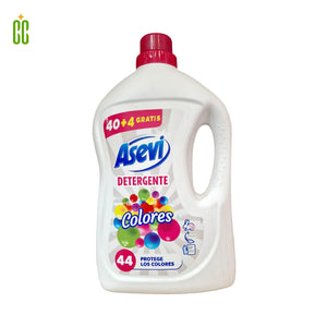 Asevi Detergente Colores 44 Lavados, 2.376ml