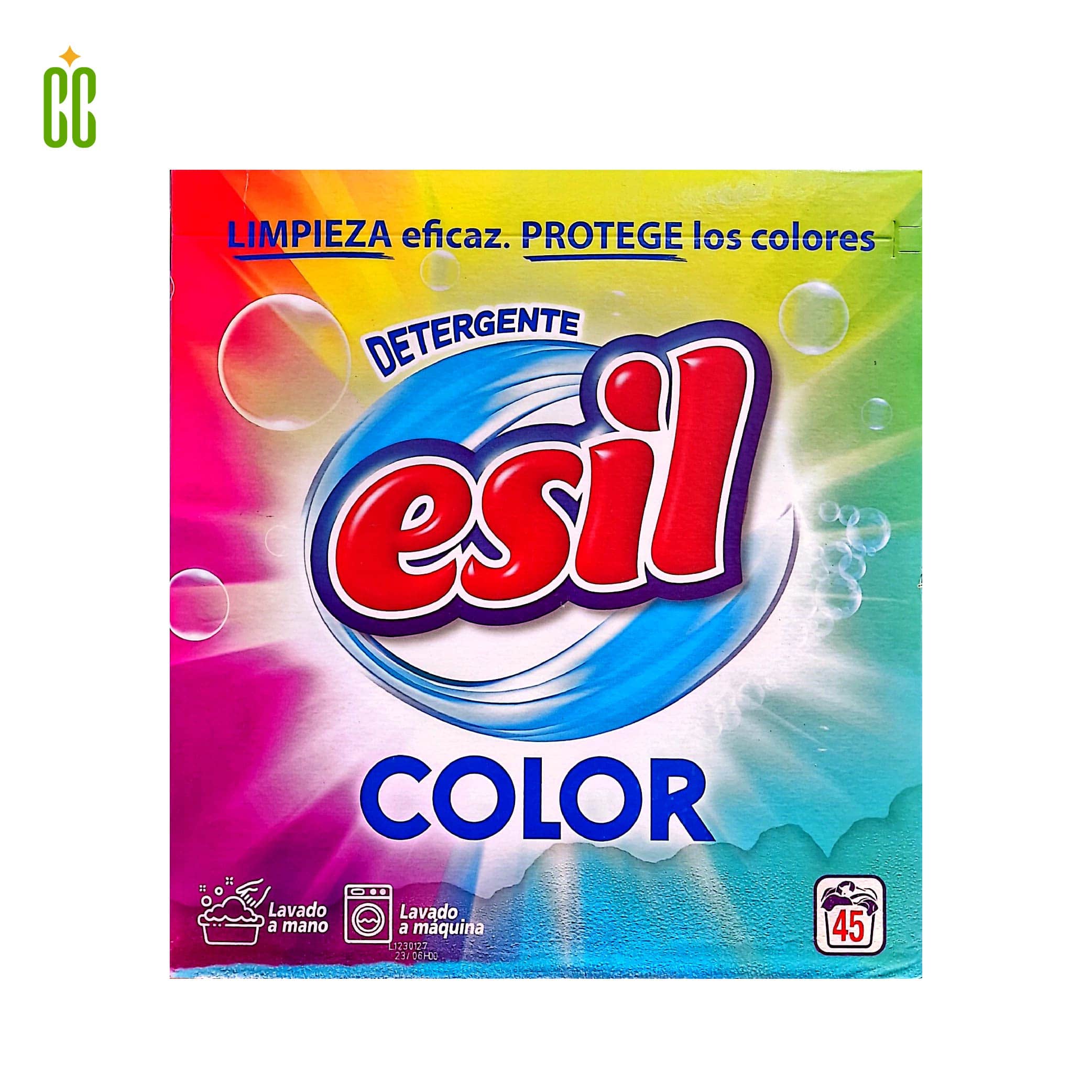 Esil Detergente Polvo Color 45 Lavados, 2.5Kg