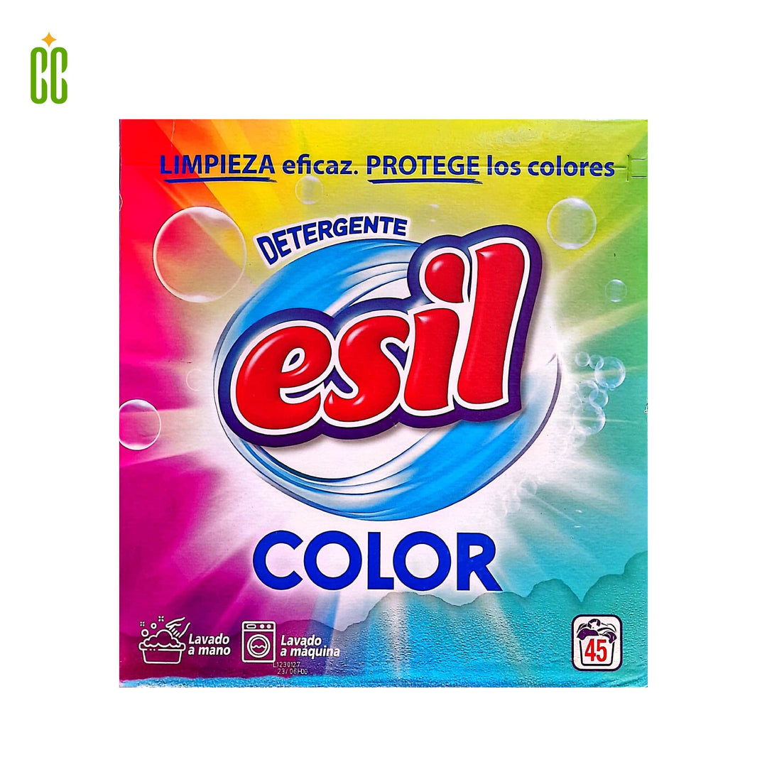 Esil Detergente Polvo Color 45 Lavados, 2.5Kg
