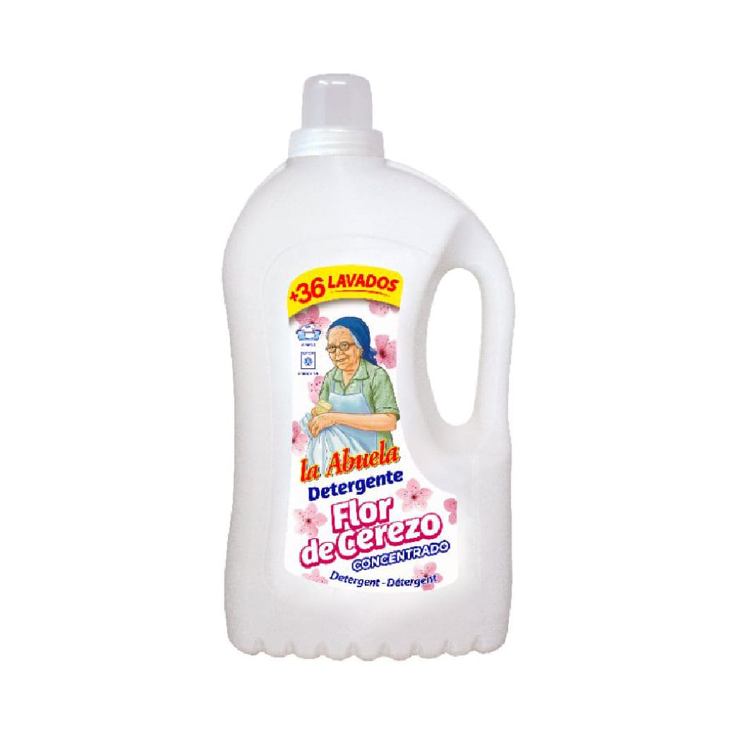 La Abuela Detergente Flor de Cerezo 36 Lavados, 2850ml