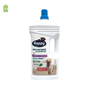 La Salud Rappy Limpiahogar Desinfectante Mascotas Multisuperficies, 1.5L