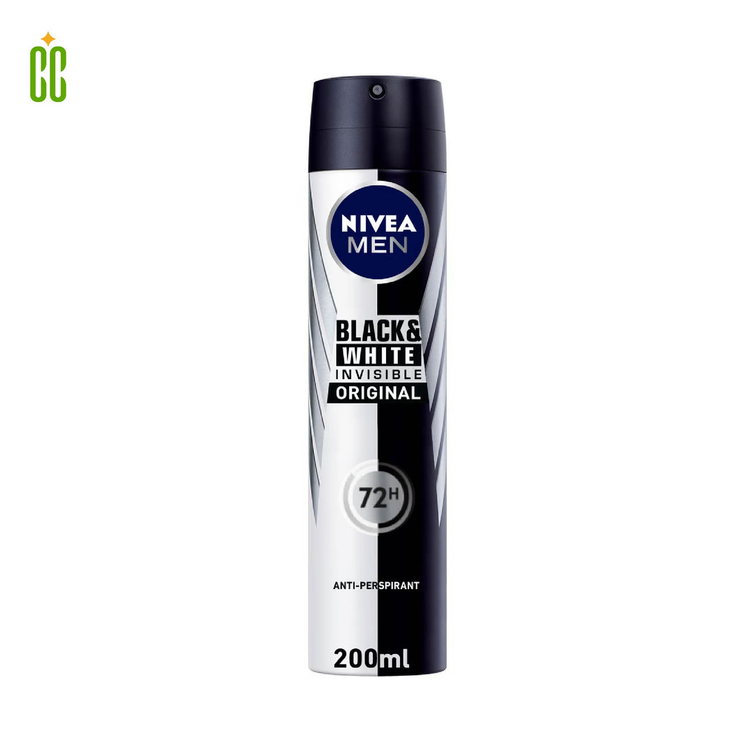 Nivea Hombre Black and White Invisible Original 200ml