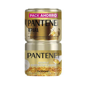 Pantene Mascarilla Keratina Repara & Protege, 2 x 300ml