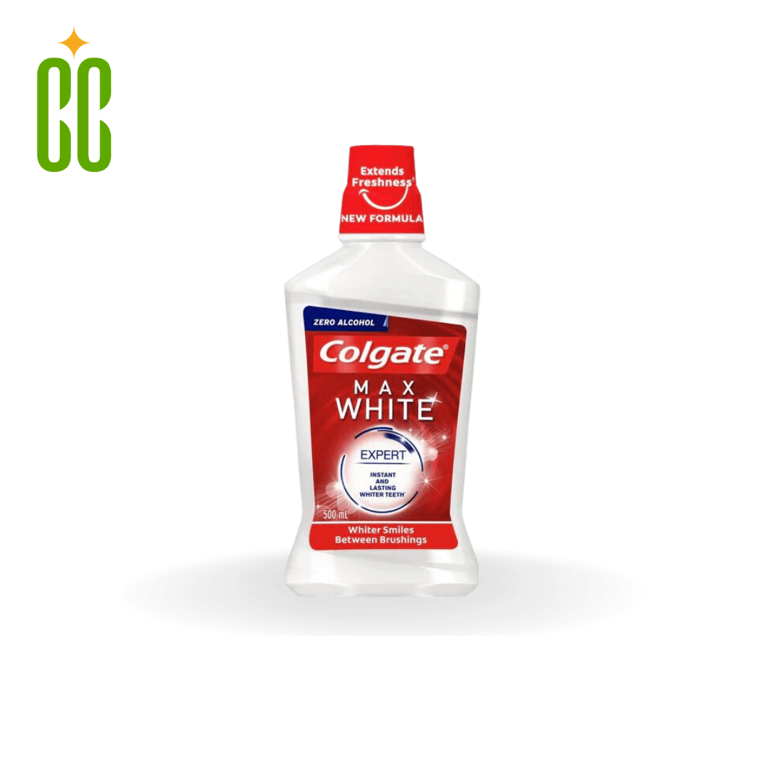 Colgate (MAX WHITE) ZERO ALCOHOL 
EXPERT 500ML Cosmo